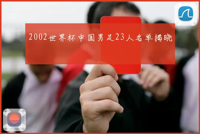 2002世界杯中国男足23人名单揭晓